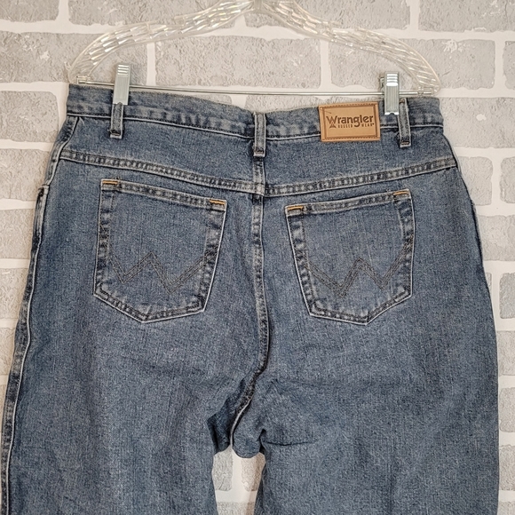 Wrangler Rugged Wear Flannel Lined Women's Jeans Size 15x30 - Picture 8 of 16